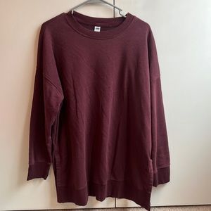 Old navy maroon oversized sweater size L